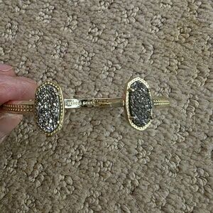 Kendra Scott Gold and Silver Druzy Bracelet